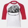 Youth Three Quarter Sleeve Baseball T-Shirt Thumbnail