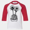 Youth Three Quarter Sleeve Baseball T-Shirt Thumbnail