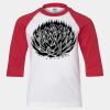 Youth Three Quarter Sleeve Baseball T-Shirt Thumbnail