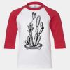 Youth Three Quarter Sleeve Baseball T-Shirt Thumbnail