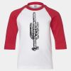 Youth Three Quarter Sleeve Baseball T-Shirt Thumbnail