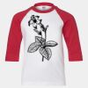 Youth Three Quarter Sleeve Baseball T-Shirt Thumbnail