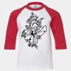 Youth Three Quarter Sleeve Baseball T-Shirt Thumbnail