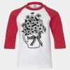 Youth Three Quarter Sleeve Baseball T-Shirt Thumbnail