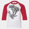 Youth Three Quarter Sleeve Baseball T-Shirt Thumbnail