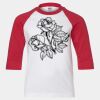 Youth Three Quarter Sleeve Baseball T-Shirt Thumbnail