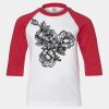 Youth Three Quarter Sleeve Baseball T-Shirt Thumbnail