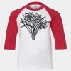 Youth Three Quarter Sleeve Baseball T-Shirt Thumbnail