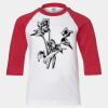 Youth Three Quarter Sleeve Baseball T-Shirt Thumbnail
