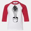 Youth Three Quarter Sleeve Baseball T-Shirt Thumbnail