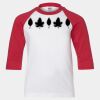 Youth Three Quarter Sleeve Baseball T-Shirt Thumbnail