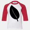 Youth Three Quarter Sleeve Baseball T-Shirt Thumbnail