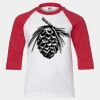 Youth Three Quarter Sleeve Baseball T-Shirt Thumbnail