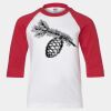 Youth Three Quarter Sleeve Baseball T-Shirt Thumbnail