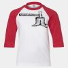 Youth Three Quarter Sleeve Baseball T-Shirt Thumbnail
