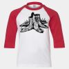 Youth Three Quarter Sleeve Baseball T-Shirt Thumbnail