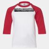Youth Three Quarter Sleeve Baseball T-Shirt Thumbnail