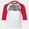Youth Three Quarter Sleeve Baseball T-Shirt Thumbnail