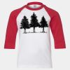 Youth Three Quarter Sleeve Baseball T-Shirt Thumbnail