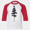 Youth Three Quarter Sleeve Baseball T-Shirt Thumbnail