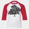 Youth Three Quarter Sleeve Baseball T-Shirt Thumbnail