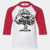 Youth Three Quarter Sleeve Baseball T-Shirt Thumbnail