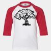 Youth Three Quarter Sleeve Baseball T-Shirt Thumbnail