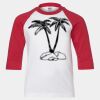Youth Three Quarter Sleeve Baseball T-Shirt Thumbnail