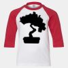 Youth Three Quarter Sleeve Baseball T-Shirt Thumbnail