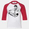 Youth Three Quarter Sleeve Baseball T-Shirt Thumbnail