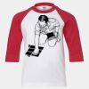 Youth Three Quarter Sleeve Baseball T-Shirt Thumbnail