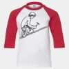 Youth Three Quarter Sleeve Baseball T-Shirt Thumbnail