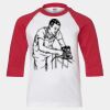 Youth Three Quarter Sleeve Baseball T-Shirt Thumbnail
