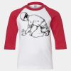 Youth Three Quarter Sleeve Baseball T-Shirt Thumbnail