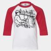 Youth Three Quarter Sleeve Baseball T-Shirt Thumbnail