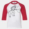 Youth Three Quarter Sleeve Baseball T-Shirt Thumbnail