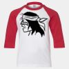 Youth Three Quarter Sleeve Baseball T-Shirt Thumbnail