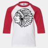 Youth Three Quarter Sleeve Baseball T-Shirt Thumbnail