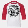 Youth Three Quarter Sleeve Baseball T-Shirt Thumbnail