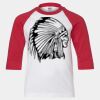 Youth Three Quarter Sleeve Baseball T-Shirt Thumbnail