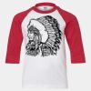Youth Three Quarter Sleeve Baseball T-Shirt Thumbnail