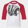Youth Three Quarter Sleeve Baseball T-Shirt Thumbnail