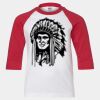 Youth Three Quarter Sleeve Baseball T-Shirt Thumbnail