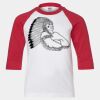 Youth Three Quarter Sleeve Baseball T-Shirt Thumbnail