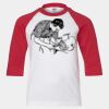Youth Three Quarter Sleeve Baseball T-Shirt Thumbnail