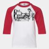Youth Three Quarter Sleeve Baseball T-Shirt Thumbnail