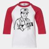 Youth Three Quarter Sleeve Baseball T-Shirt Thumbnail