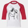 Youth Three Quarter Sleeve Baseball T-Shirt Thumbnail