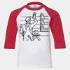 Youth Three Quarter Sleeve Baseball T-Shirt Thumbnail