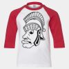 Youth Three Quarter Sleeve Baseball T-Shirt Thumbnail